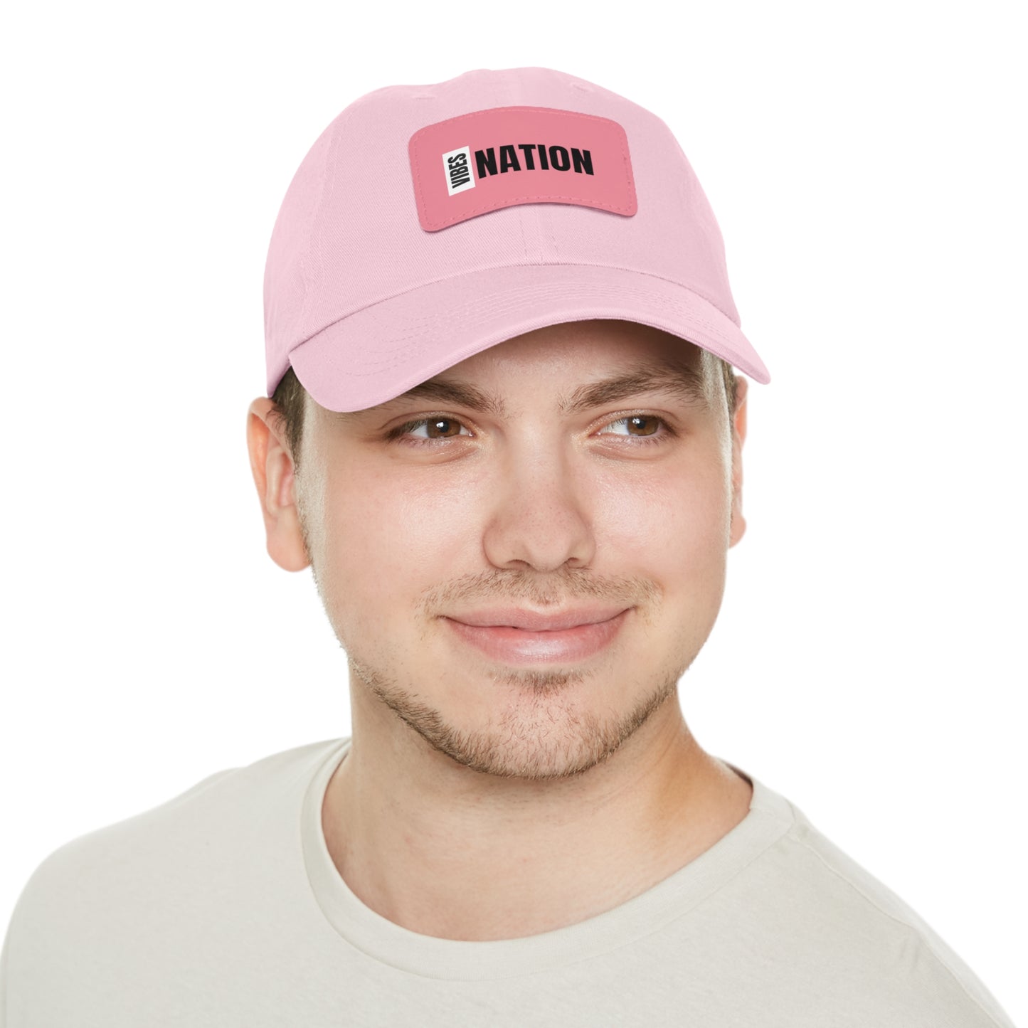 Jessenation Dad Hat with Leather Patch (Rectangle)