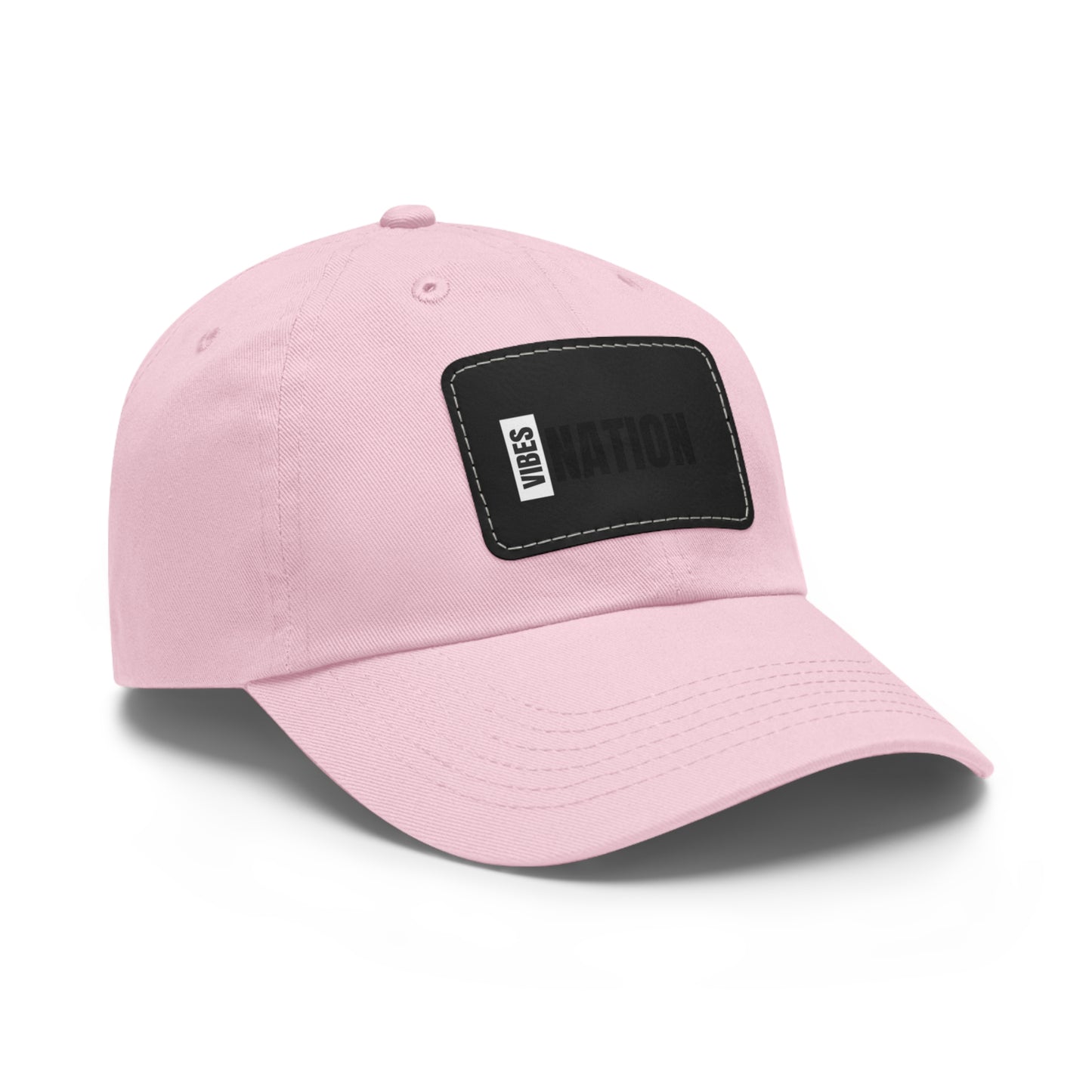 Jessenation Dad Hat with Leather Patch (Rectangle)